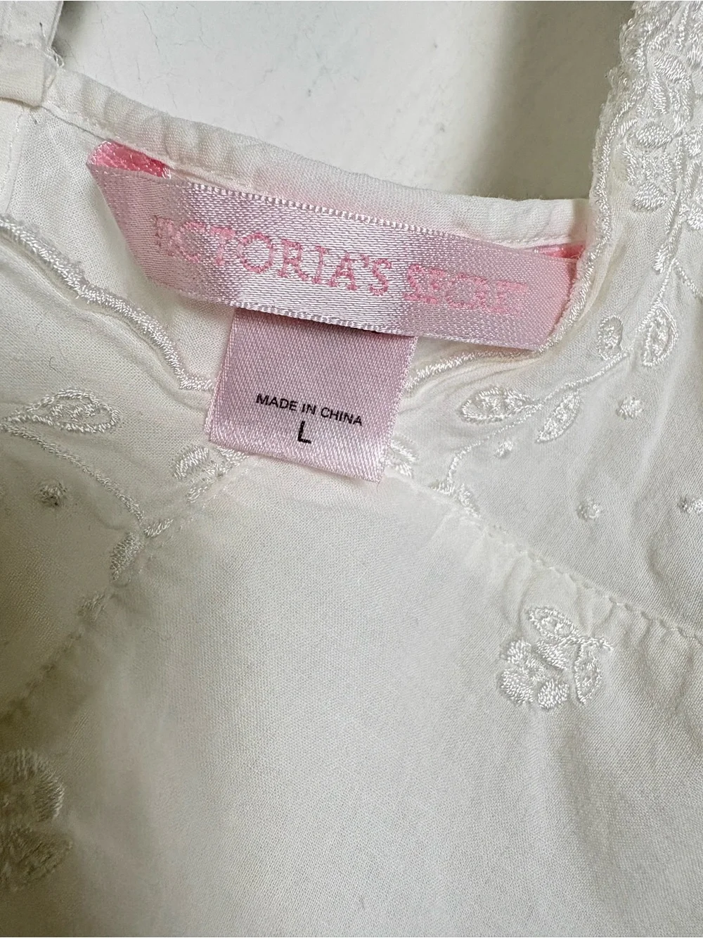 Victoria’s Secret vintage babydoll chemise teddy top dress cottage prairie